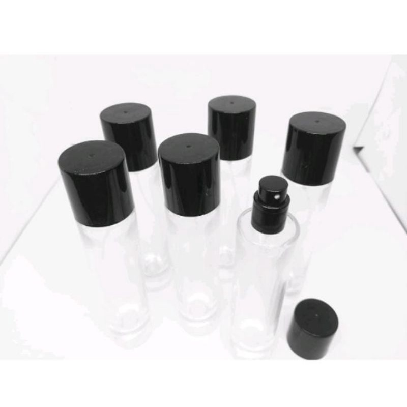 BOTOL PARFUM SPRAY CASA TUTUP HITAM DRAT (RANDOM) 50 ML.HARGA PER PCS