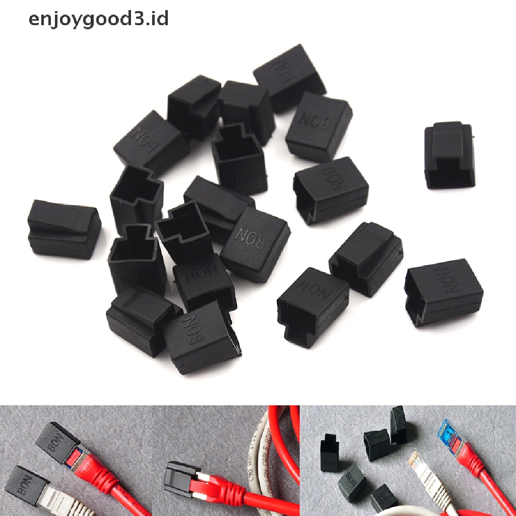 20pcs Cover Pelindung Plug Jaringan RJ45 Anti Debu