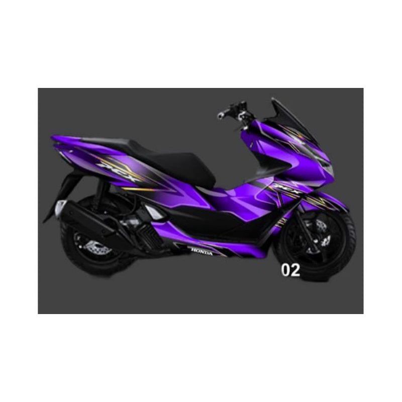 Sticker Decal Variasi untuk motor Honda PCX 160/150 cc Full body, Bisa ganti warna sesuai permintaan