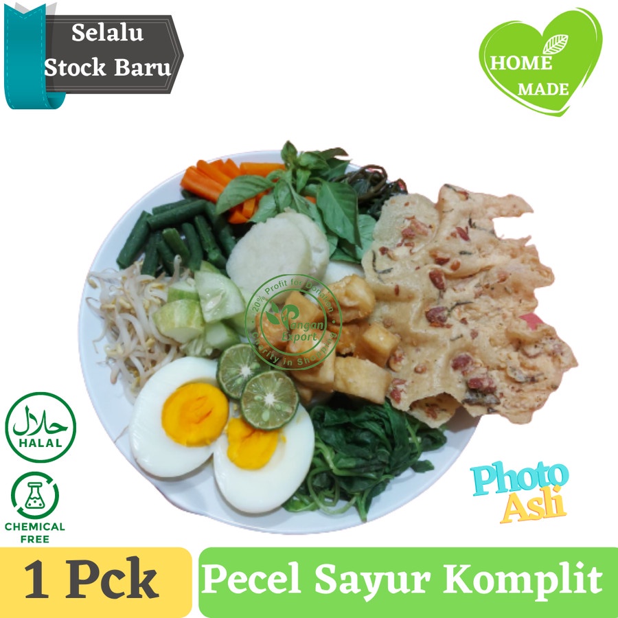 

Pecel Sayur Komplit | Pecel Homemade Siap Makan