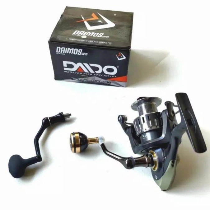 [BAYAR DITEMPAT] Reel Daido Daimos Bp 1000 2000 3000 4000 6000 Spin - 4000 / Alat Pancing/Fishing Mu