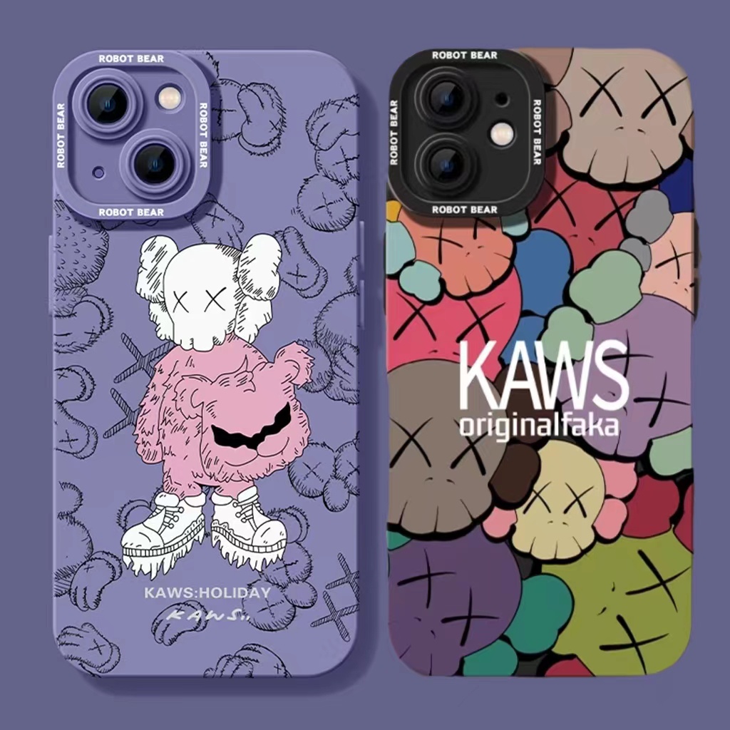 Ins Casing iPhone 14 14pro 14Plus 14prm 13 13pro 13pro 11 7Plus 8Plus Xr XS 12pro Max Motif Sesame Street