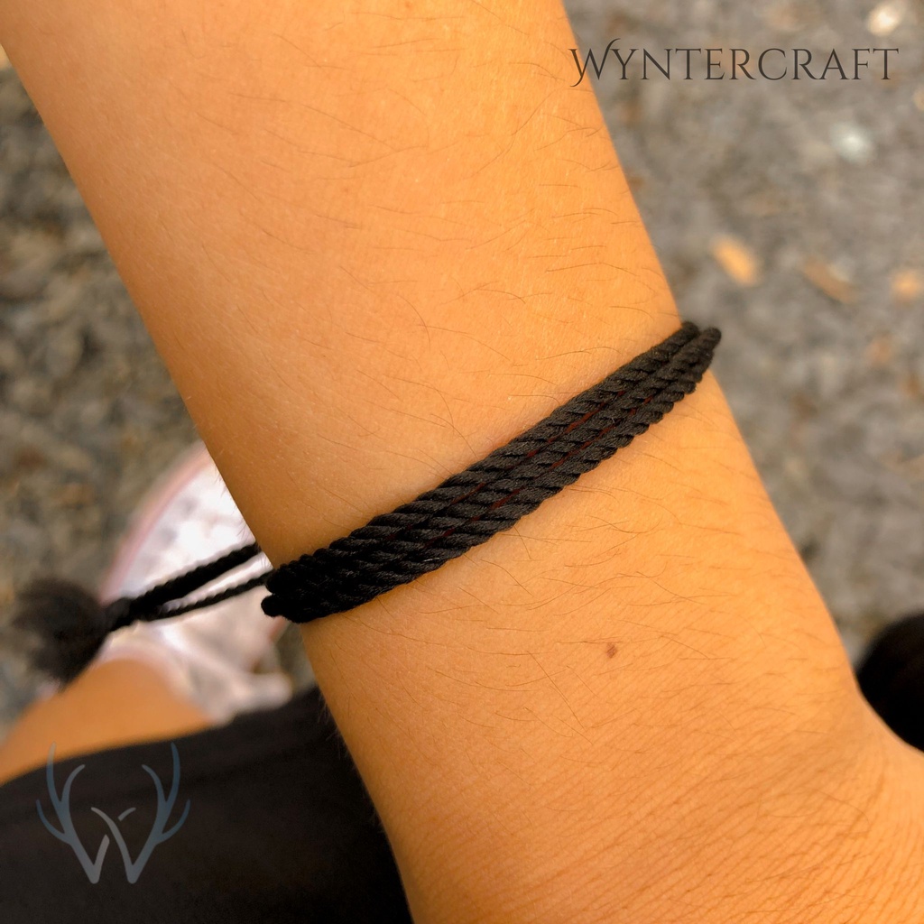 WA109 Wyntercraft Gelang Tassel Rumbai Warna Pastel by Wynter Craft