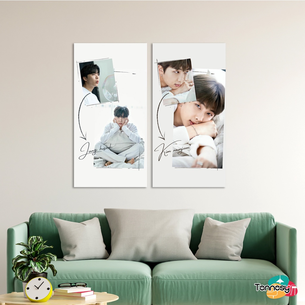 HIASAN DINDING WALL DECOR BTS OFFICIAL 10x20CM PAJANGAN POSTER DEKORASI DINDING KAMAR TIDUR RUMAH