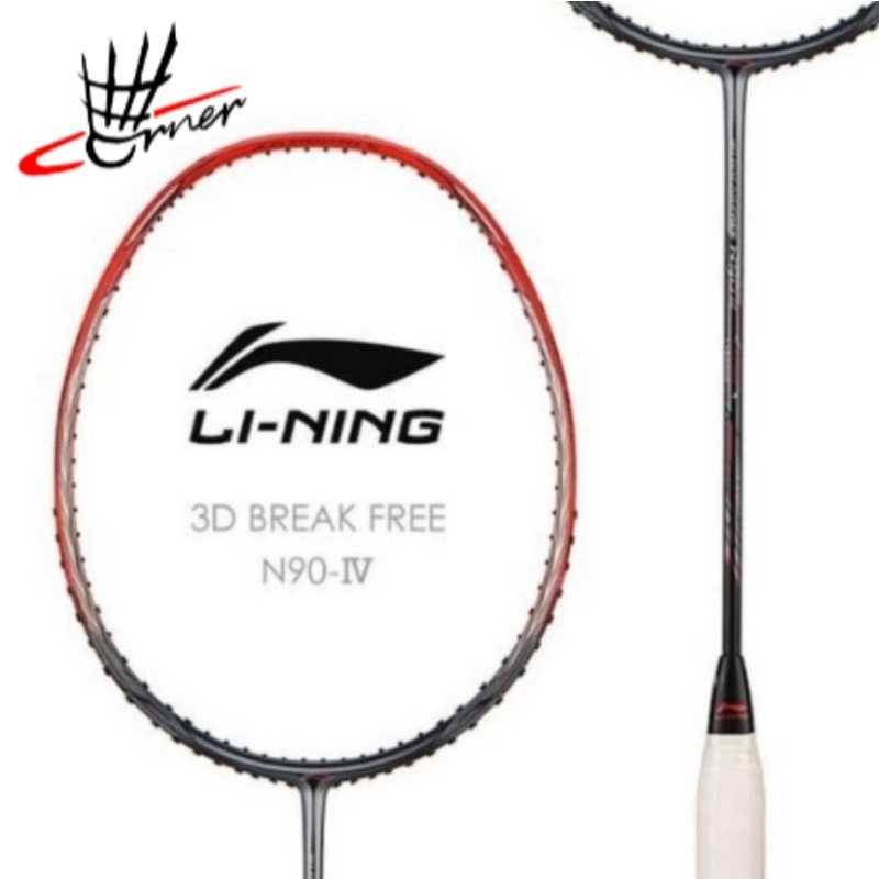 SALE Raket Badminton Lining Li-Ning 3D Breakfree Break Free N90IV N90 IV N 90 Original