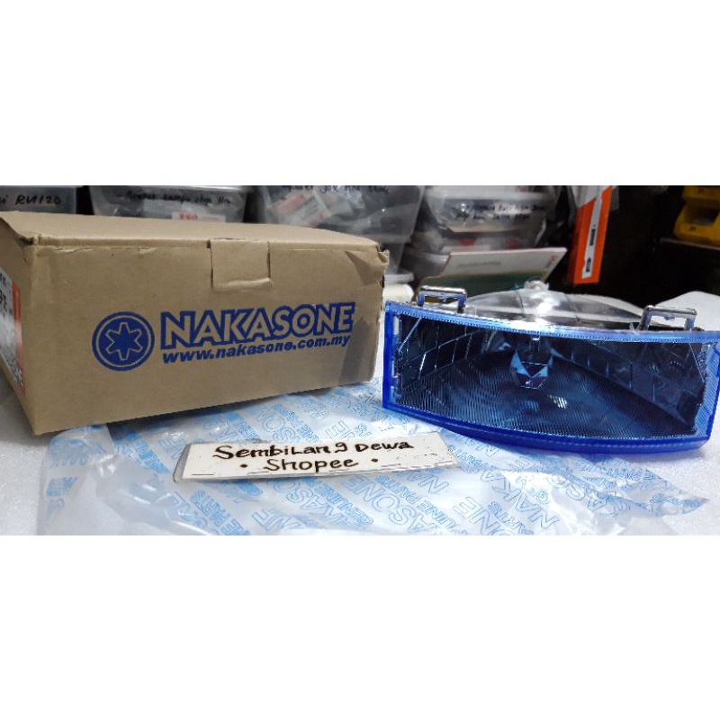 lampu depan reflector assy biru set kabel bohlam lampu satria 2 tak lumba