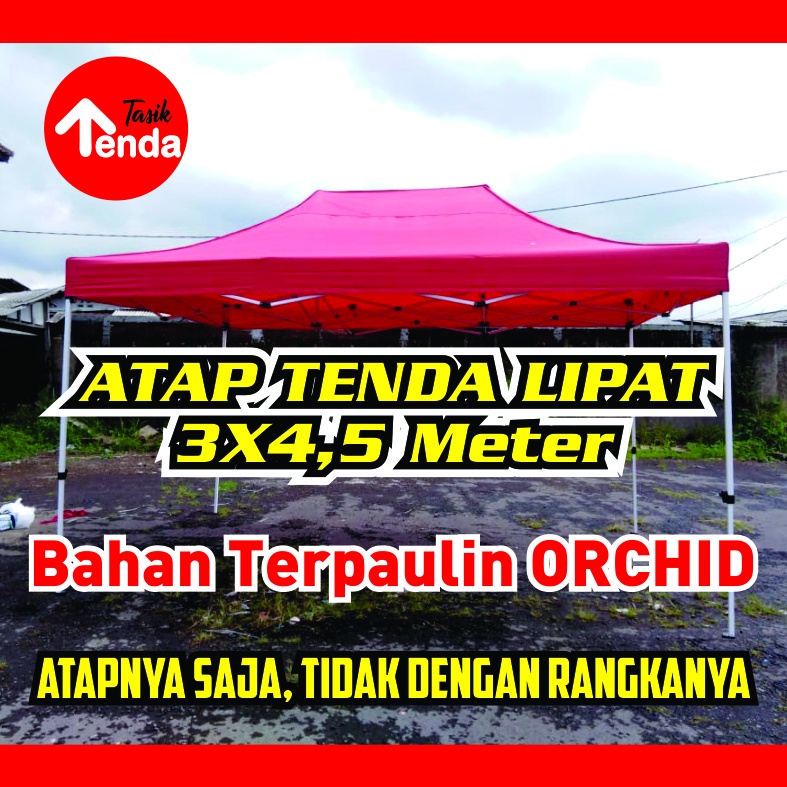 ATAP TENDA LIPAT 3X4,5 TERPAULIN ORCHID