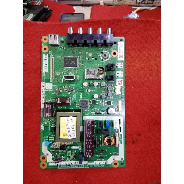 MAINBOARD TV LED SHARP LC-24LE170I - LC-24LE170I - MB - MAINBOARD - MODUL MESIN TV LED SHARP LC-24LE
