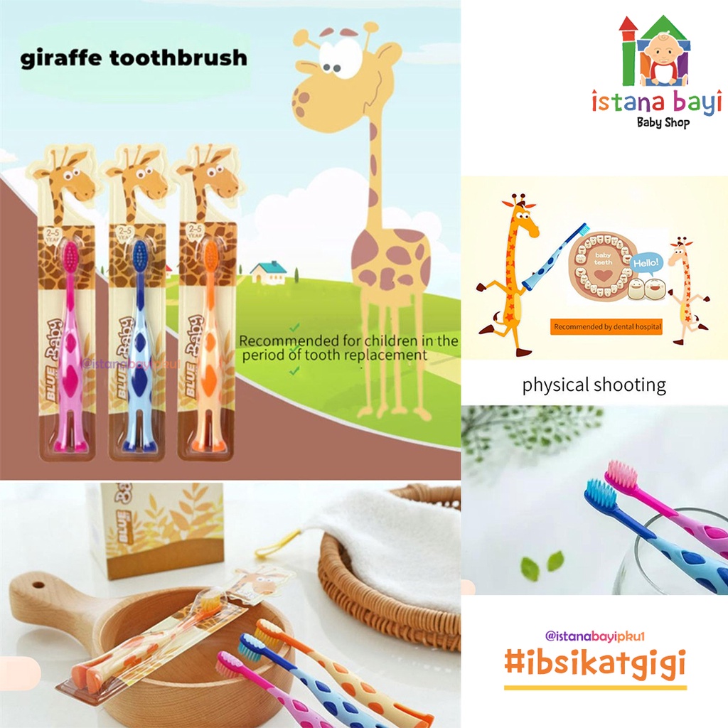 SIKAT GIGI BAYI/ANAK BULU HALUS - TRAINING TOOTHBRUSH