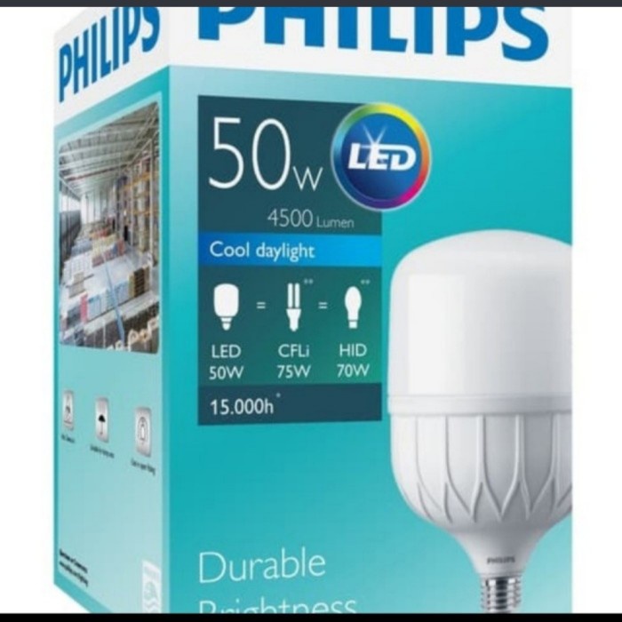 lampu led philips 50w 50 watt 50watt led bulb philips 50w