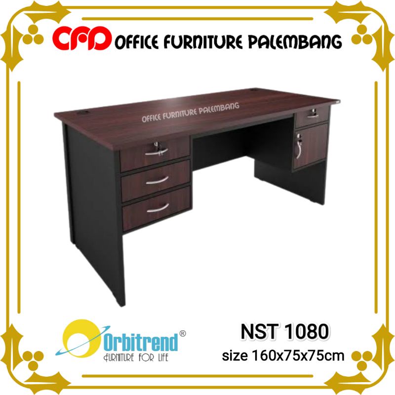 meja kantor orbitrend NST 1080 meja kerja 1 biro meja kerja meja tulis manager