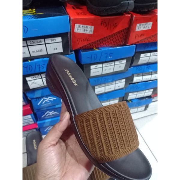 sendal cewek wanita dewasa brand Hailai original 37-40