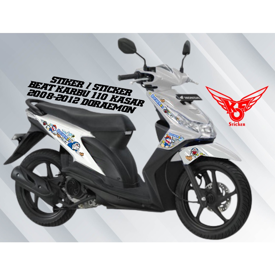 STRIPING STIKER BEAT KARBU 110 KASAR 2008-2012 doraemon CUTTING