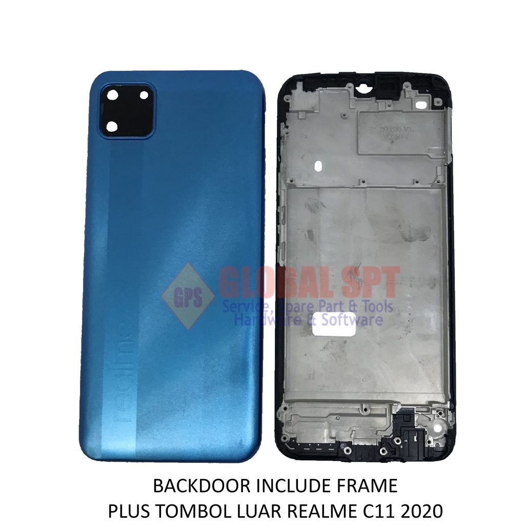 BACKDOOR REALME C11 2020 INCLUDE FRAME / BACK COVER / TUTUP BELAKANG