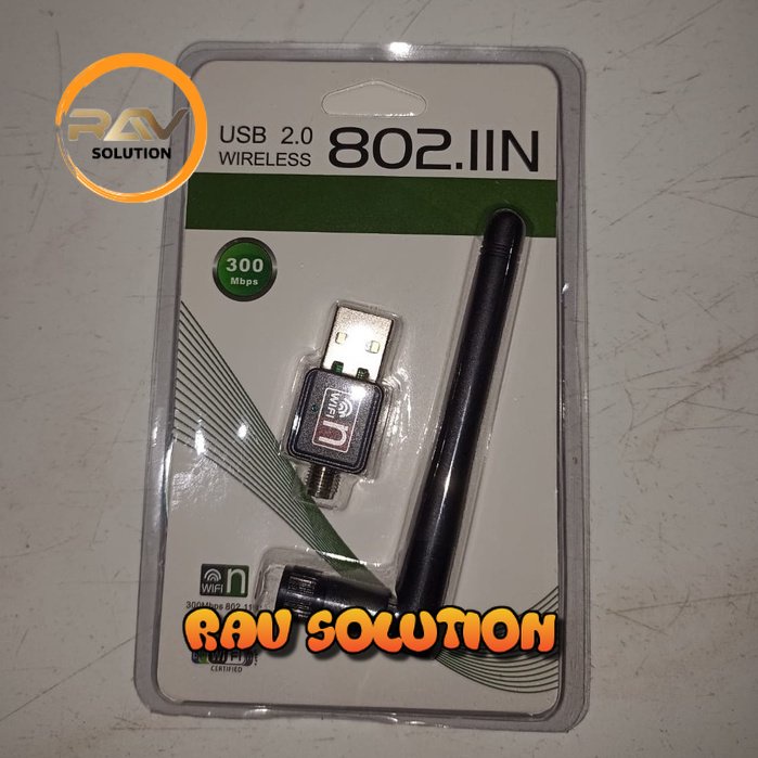 SKU-1185 USB WIFI ANTENA 802.IIN WIRELESS ANTENNA MENANGKAP SIGNAL