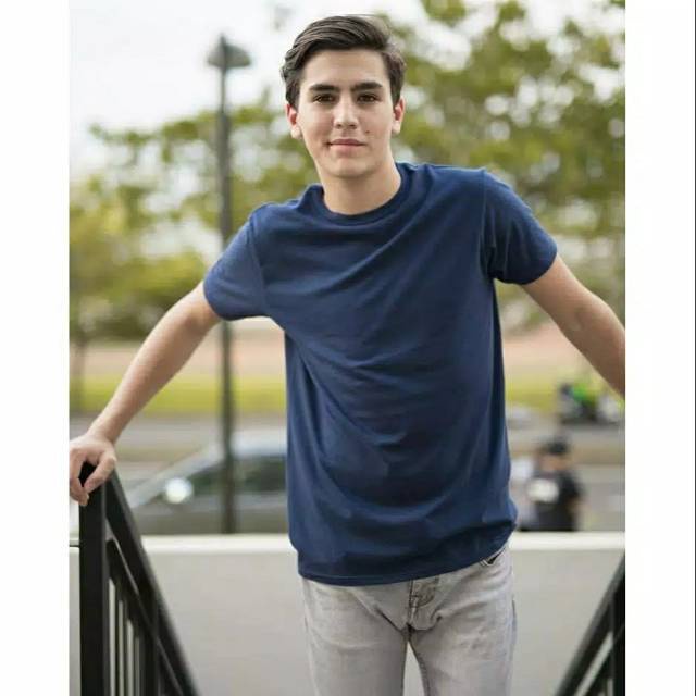 GAYA NGGAK PERLU MAHAL Kaos Polos Pria Cotton 30s xxl Combed 30s Tangan Pendek kaos pria Kaos kaos d