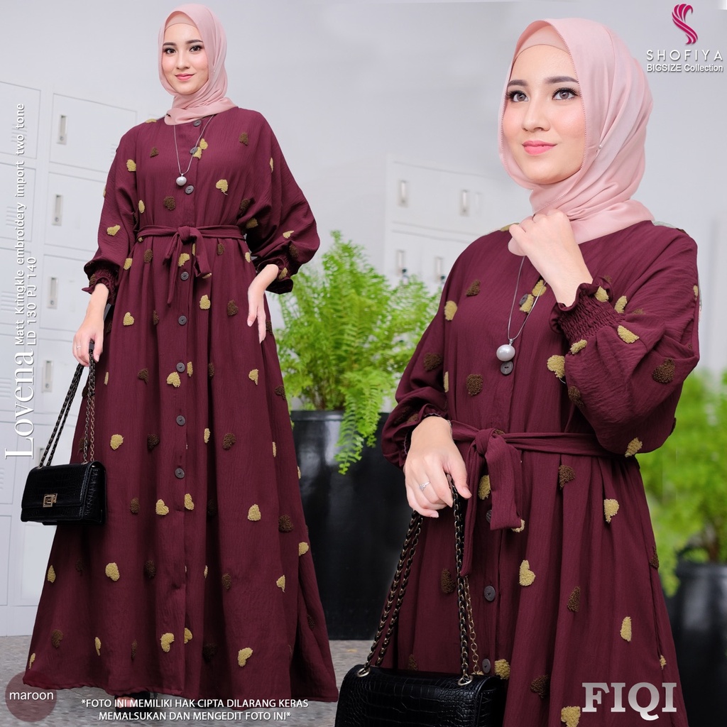 Baju Gamis Lovena Dress By Shofiya
