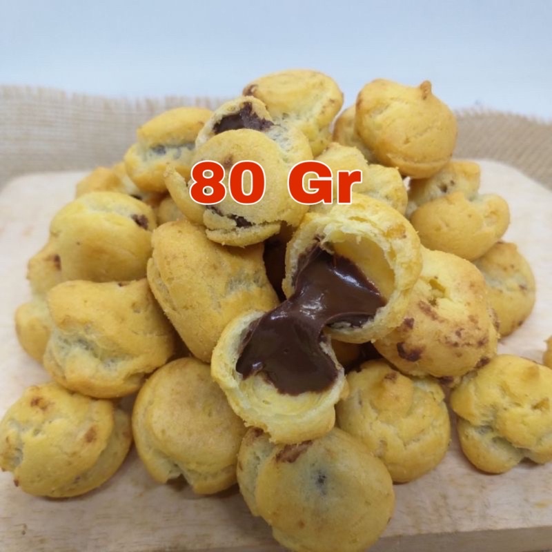 

Sus Soes Kering Coklat Lumer | Vanila Isi 80 gram Termurah