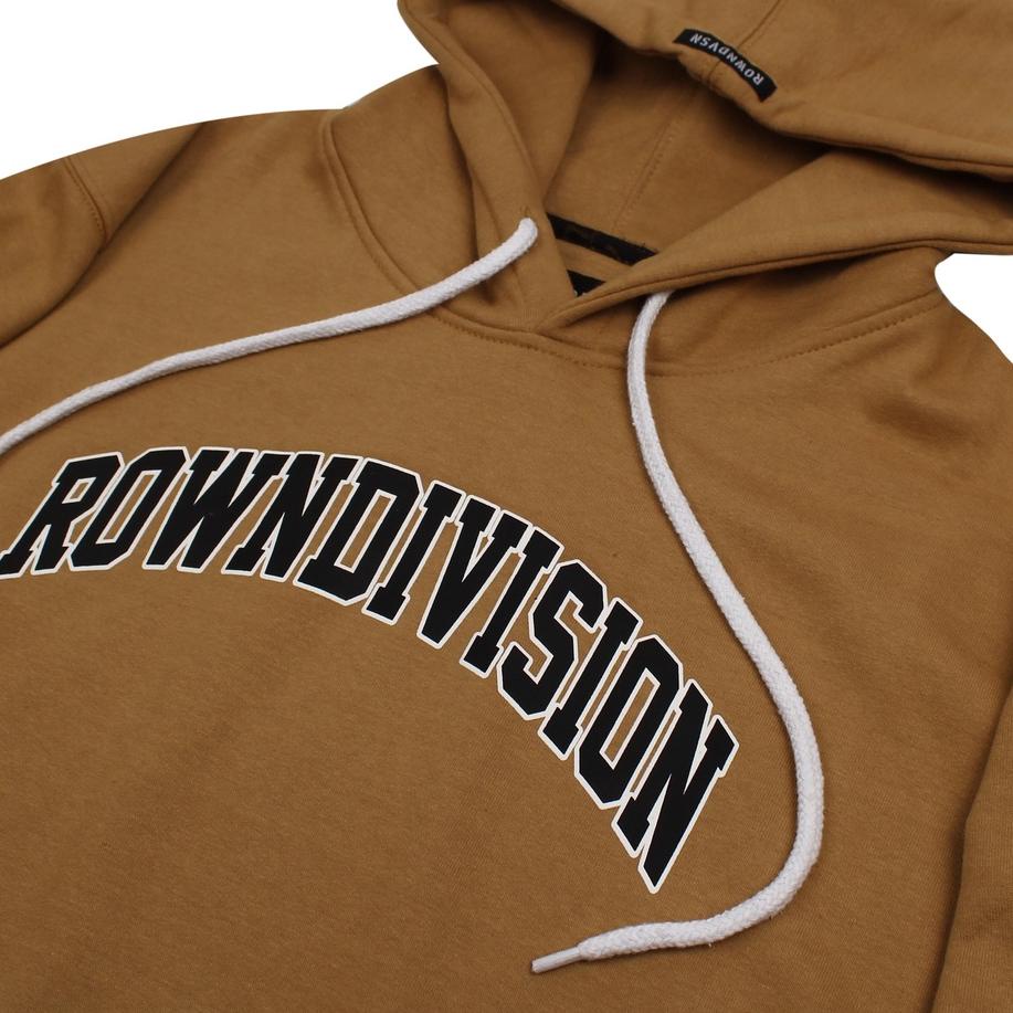 Rekomendasi Rown Division Official Pullover Hoodie Tanned - Rowndvsn Jaket Crusher Tanned - TC011