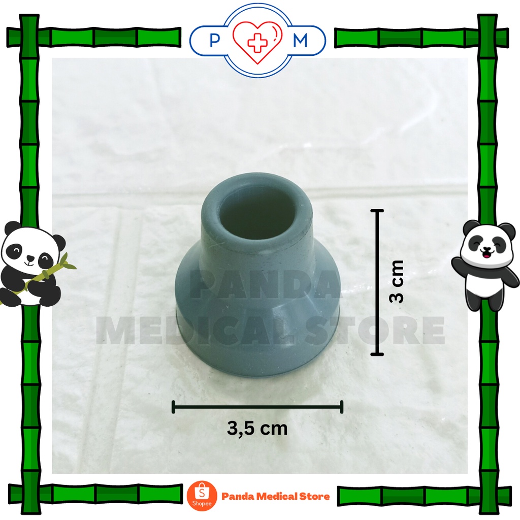 Karet Tongkat Kaki 3 dan Tongkat Kaki 4