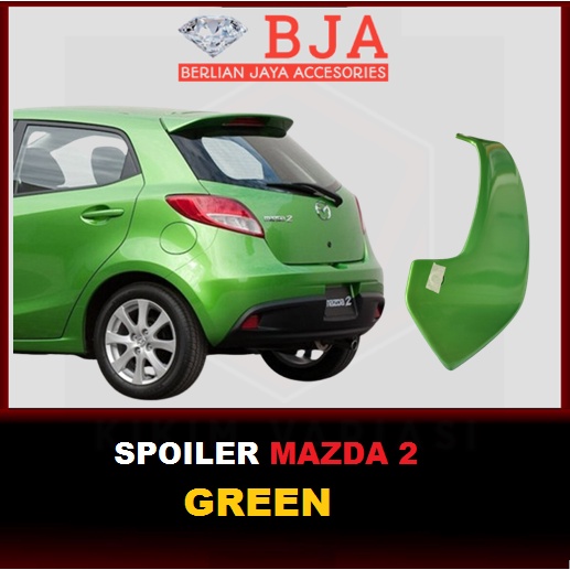 SPOILER MAZDA 2 GREEN