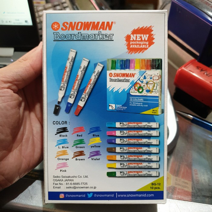 

Spidol Whiteboard Snowman [Populer]