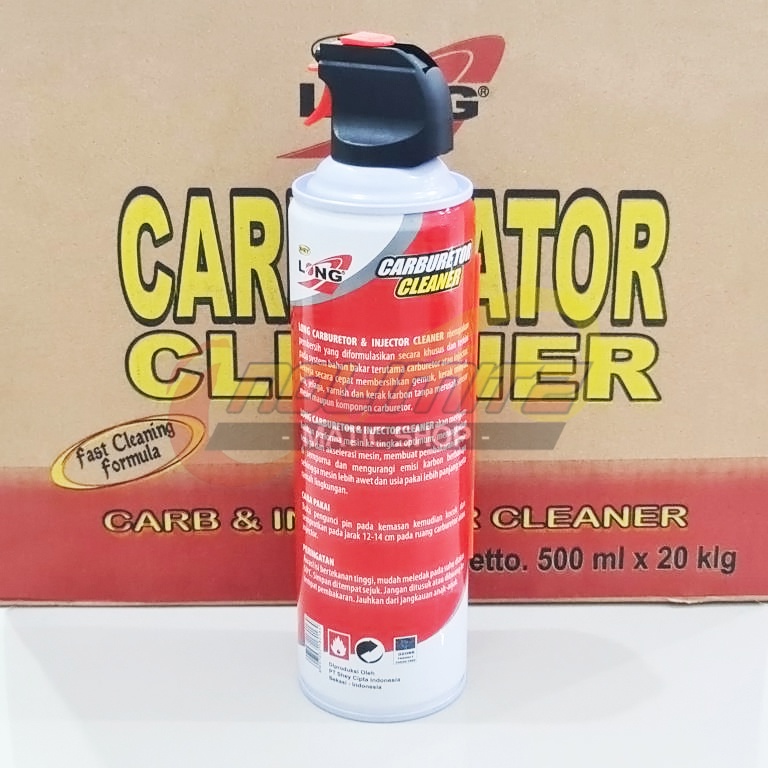 Carburator Cleaner Long Cairan Semprot Spray Pembersih Karbu Injector TB Throttle Body 500ml