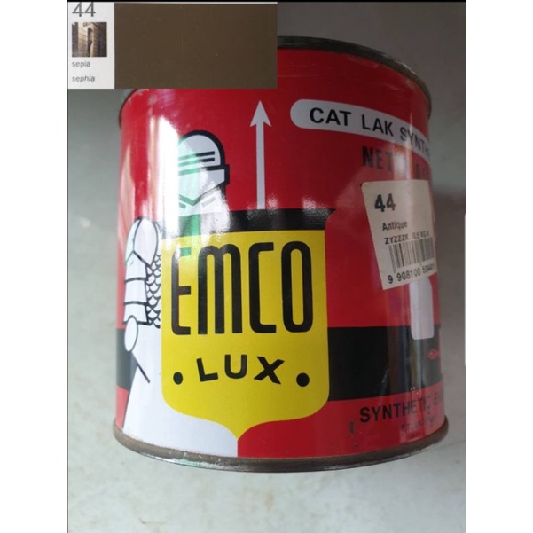 

Cat emco warna sepia , coklat ½ kg