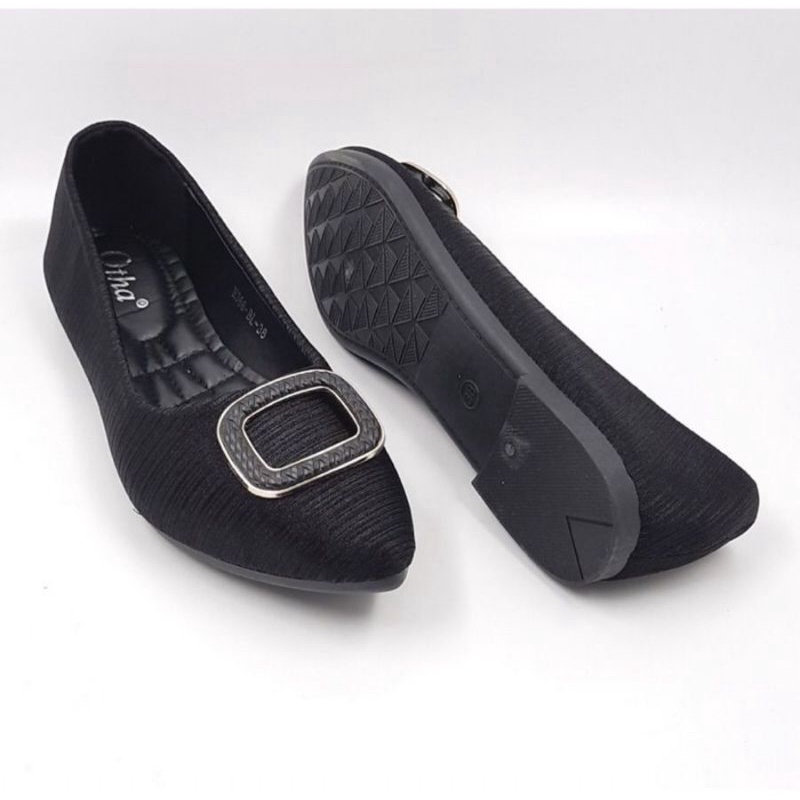 Otha Shoes - Sepatu Flatshoes Wanita -H366 OLF