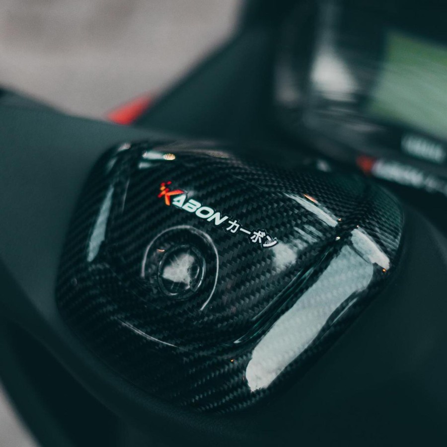 KABON Cover Stang Carbon Yamaha Nmax New Lapis Karbon Kevlar