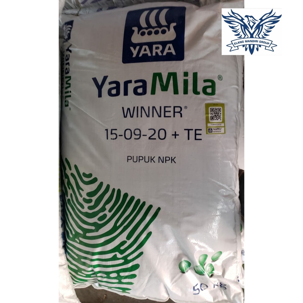 Pupuk NPK Yara Mila Winner 15-09-20+TE 50Kg Yara