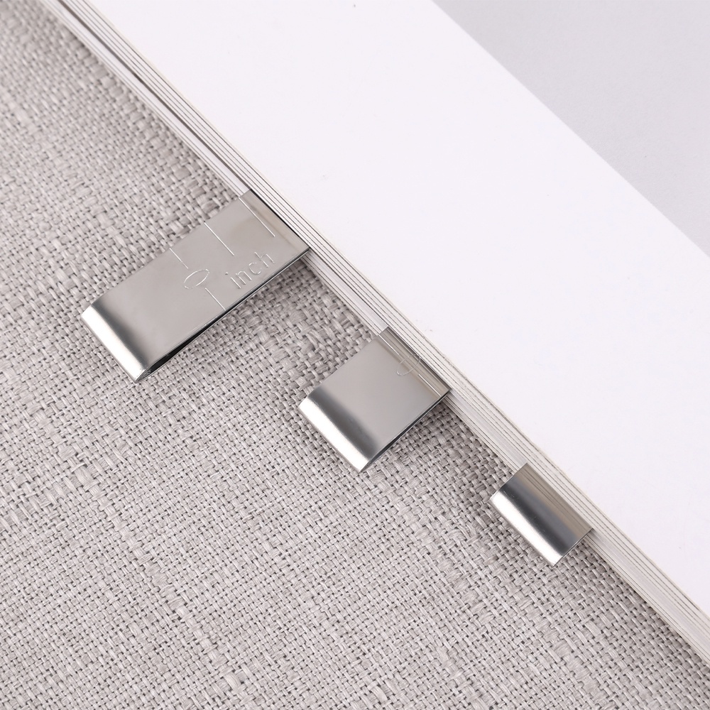 1 Pc Klip Pengukur Skala Jahit Bahan Stainless Steel Metal Untuk Pakaian