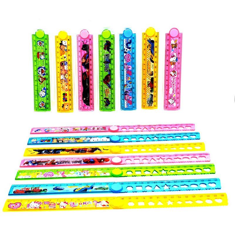 

PENGGARIS LIPAT / PENGGARIS FANCY / PENGGARIS KARAKTER / 30 CM / ALAT TULIS / MURAH