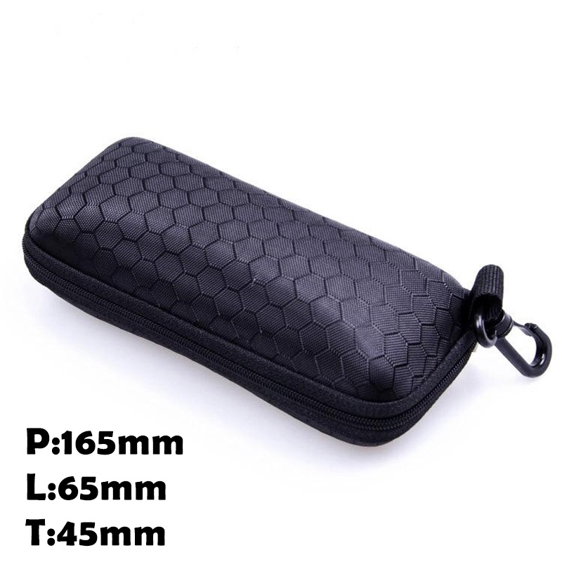 Tempat Kacamata Sleting Warna / Pouch Kacamata