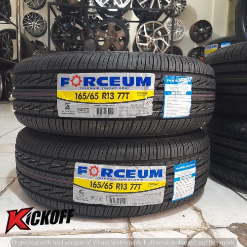 Ban Mobil Tubles 165 65 Ring 13 Merek Forceum Trideka Ban Tubles R13