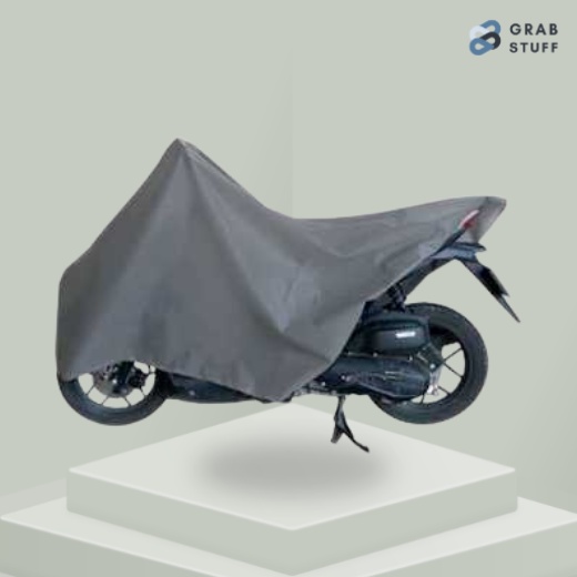 Sarung Penutup Cover Pelindung Motor Bahan Polietilene Warna Silver / Cover Motor Nmx Beat Scoopy Pc