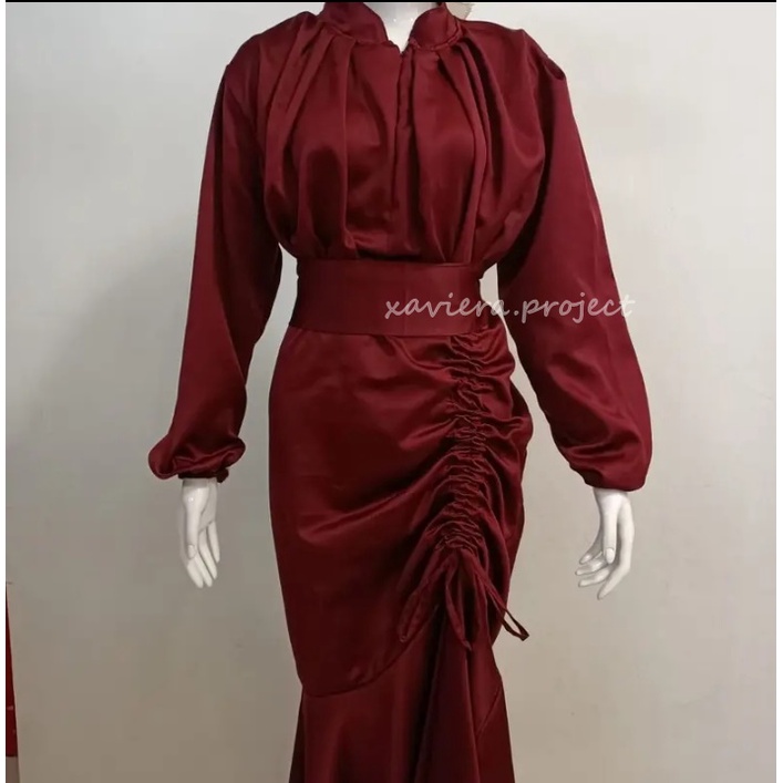 NEW Vennya Dress SILK DRESS WANITA KONDANGAN BRIDESMAID / BAJU DEWASA MURAH TERBARU 2022 / Dress Pesta