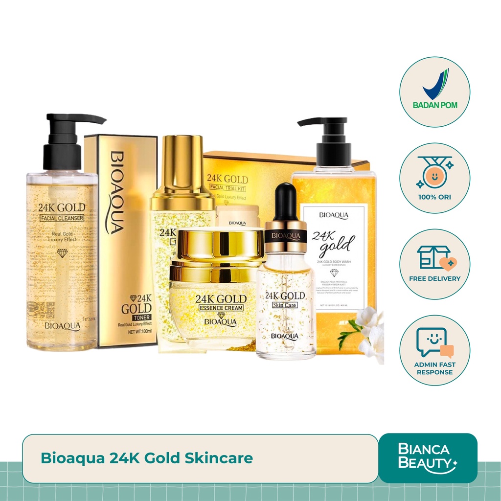 Jual Bianca Beauty Bioaqua Skincare K Gold Series Shopee Indonesia