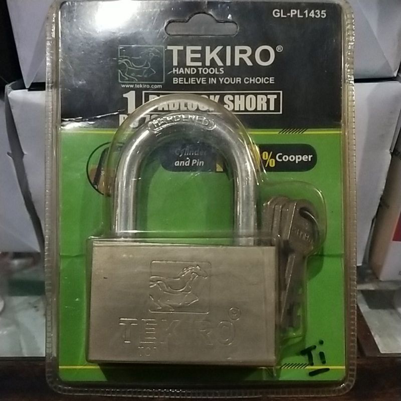 Gembok padlock TEKIRO 70mm 70 mm gembok rumah AKS