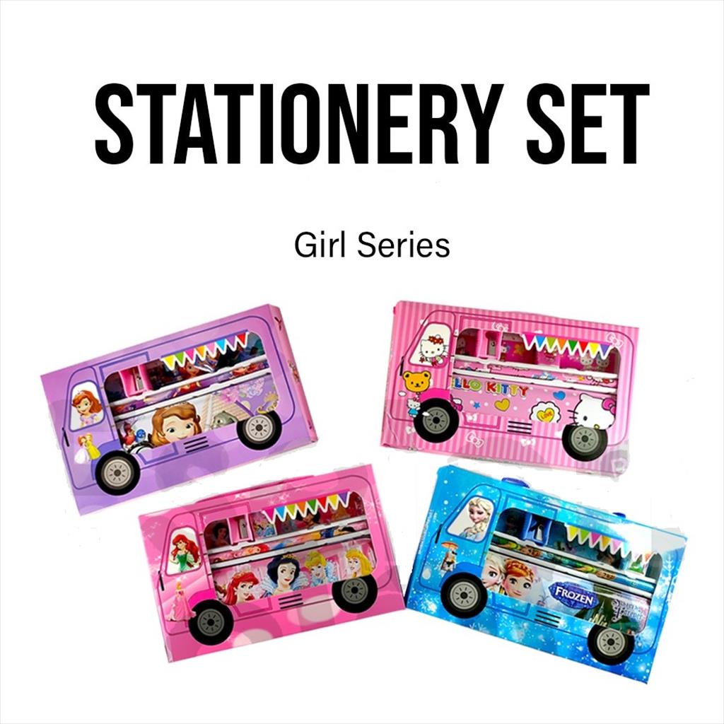 

GH 931. Stationery set Fancy 6in1 Paket Alat Tulis Karakter Peralatan Tulis Sekolah Souvenir Ulang Tahun Kado Hadiah