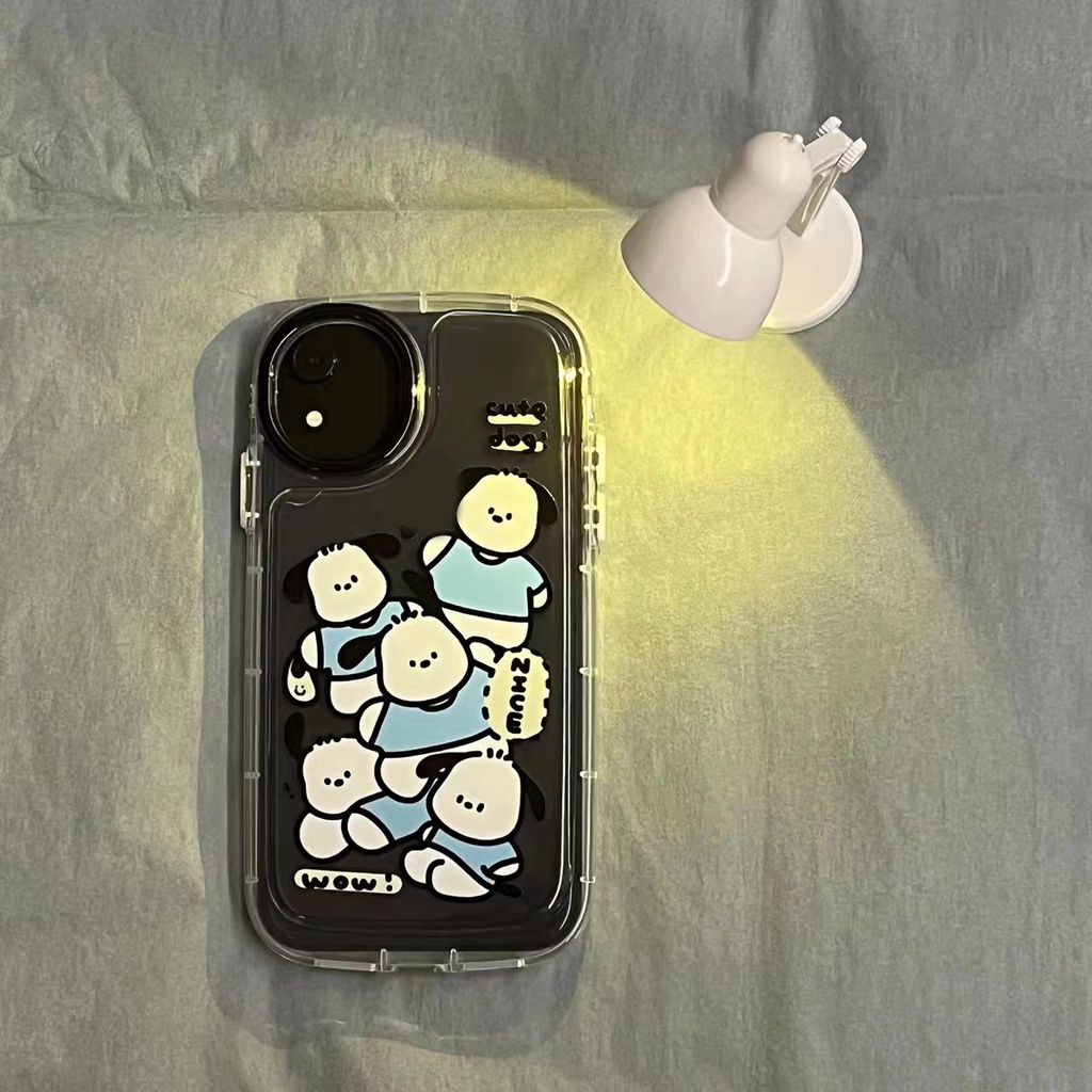 Soft Case Silikon TPU Motif Anjing Lucu Untuk IPhone 13 14 12 11 Pro XS Max X XR 8 7 6 6S Plus