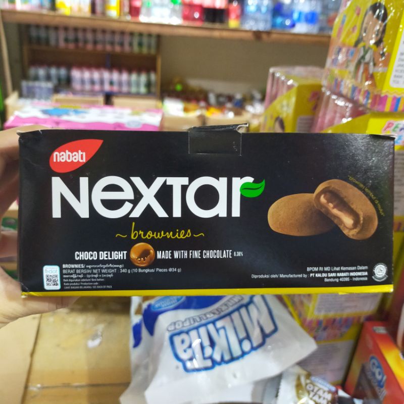 

Nextar brownies nabati box isi 10 pcs