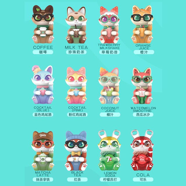Jual TOY CITY X CASSY CAT Drinks Series Blind Box Figure Cassy Lucky