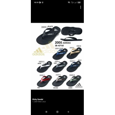 Sandal Jepit Pria/Sandal Karet/Sandal PVC/Sandal Viral/Sandal Adidas.