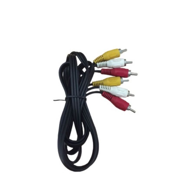 KABEL JACK RCA 3-3 / JACK DVD 3 WARNA KABEL DVD JACK TV AUDIO SPEAKER