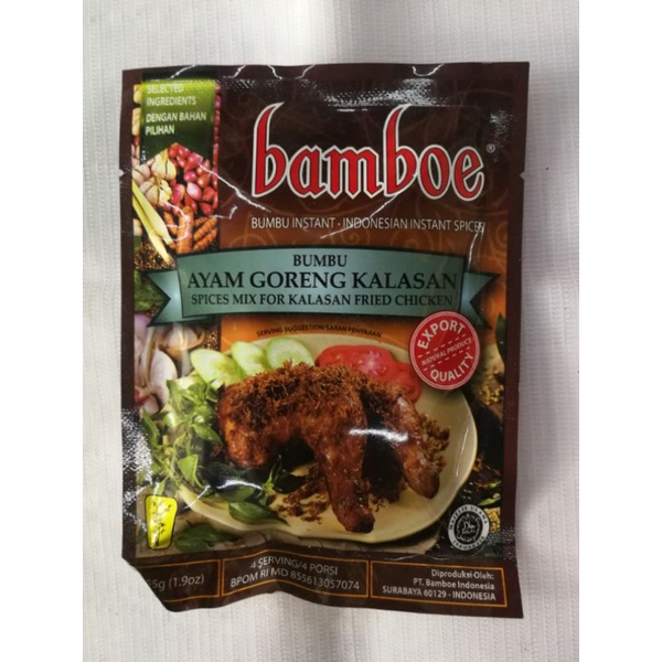 

Bumbu bamboe ayam goreng kalasan