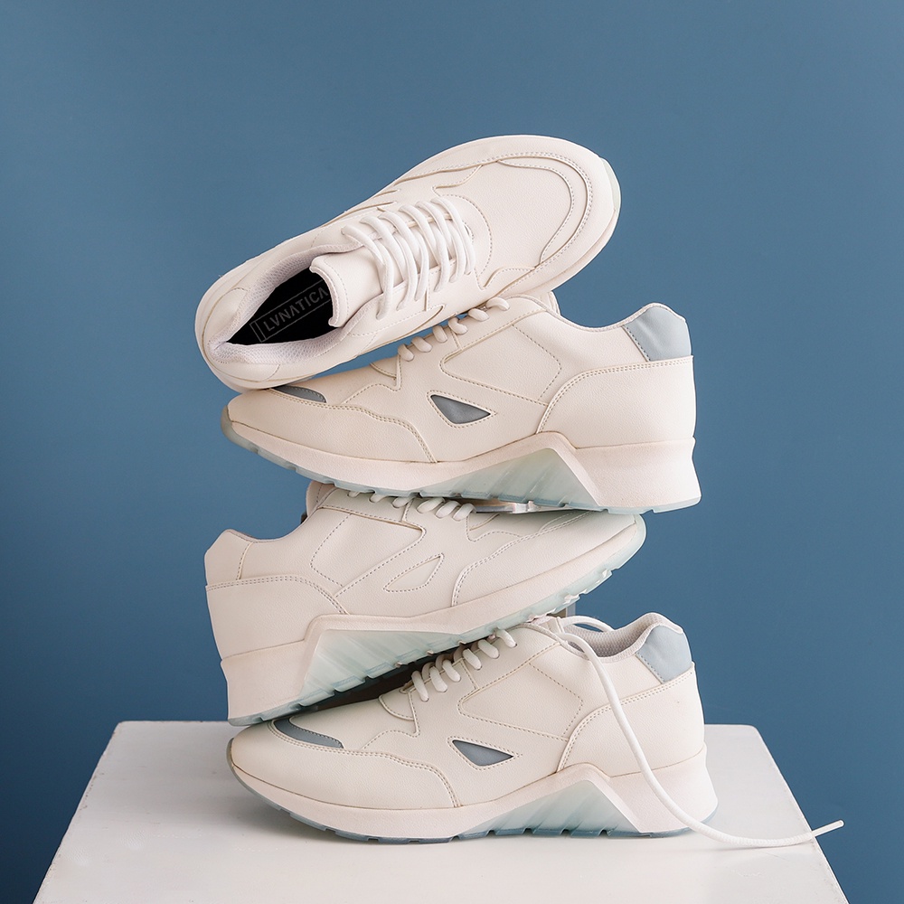 LEONA WHITE |MNM x Lvnatica| Sepatu Sneaker Putih Wanita Casual ORIGINAL