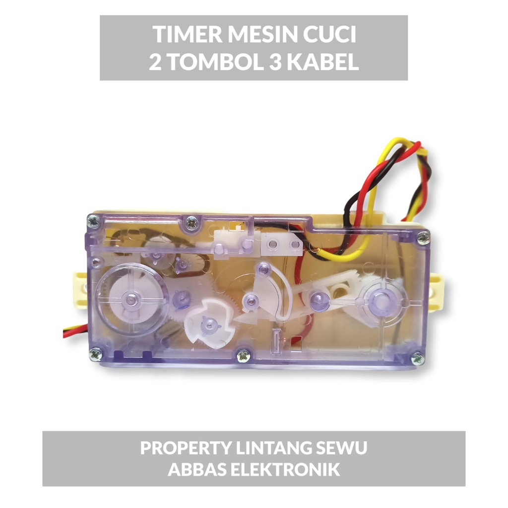 TIMER MESIN CUCI 2 TOMBOL 3 KABEL