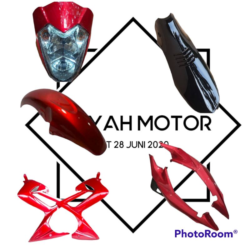 Bodi Halus Suzuki Satria FU Rider Warna Merah