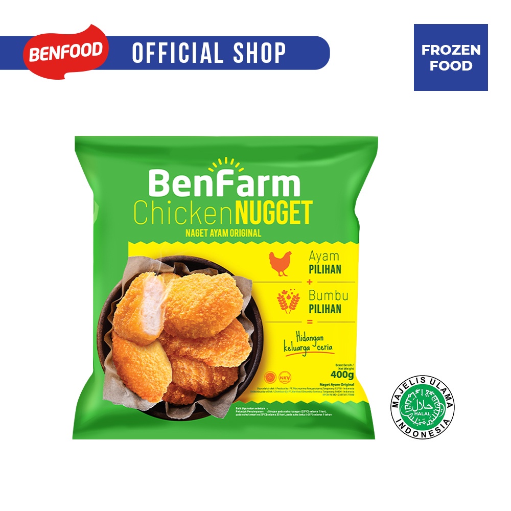 Benfarm Chicken Nugget Original 400 Gram